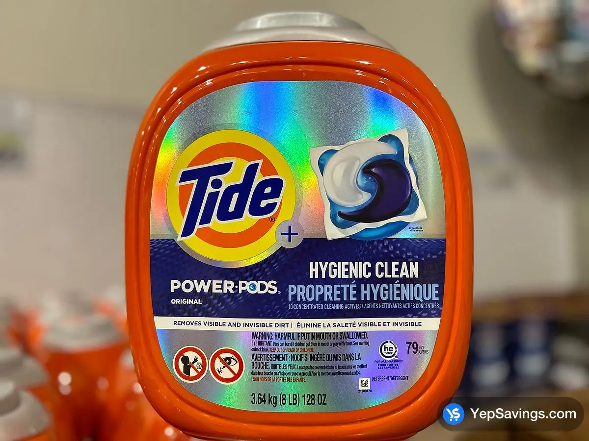 Costco TIDE PODS HYGIENIC CLEAN PACK OF 79 - Canada (ITM 1845657)