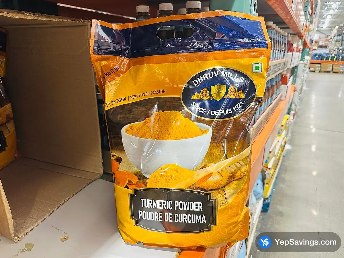 Costco DHRUV TURMERIC POWDER 5 kg - Canada (ITM 1043056)