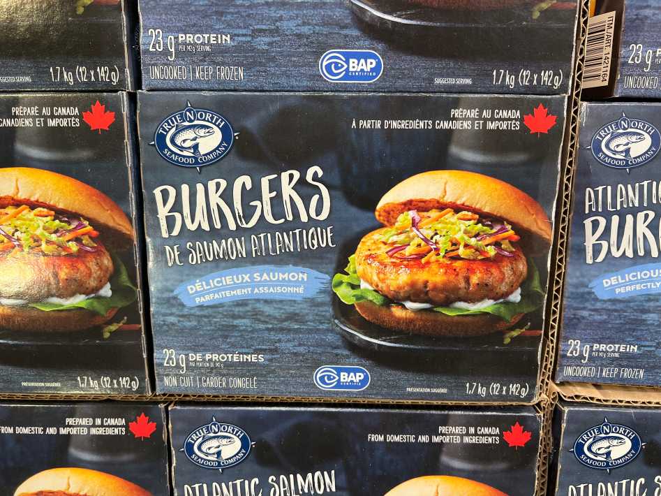 Costco TRUE NORTH ATL . SALMON BURGER 1.7 kg - Canada (ITM 1421164)