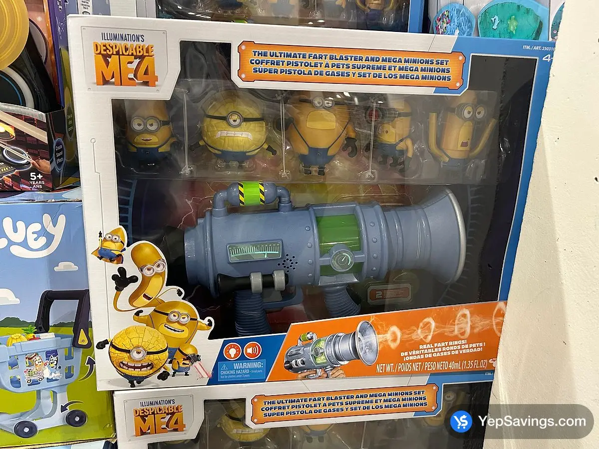 Costco DESPICABLE ME4 ULTIMATE FART BLASTER AND MEGA MINION SET - Canada (ITM 2503103)