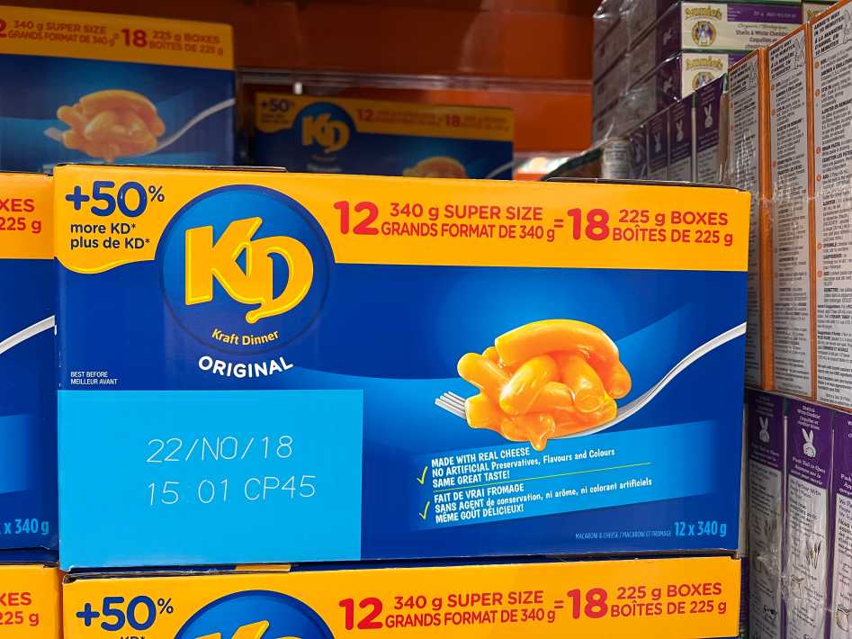 Costco KRAFT DINNER MACARONI AND CHEESE 12 x 340 g - Canada (ITM 1379777)