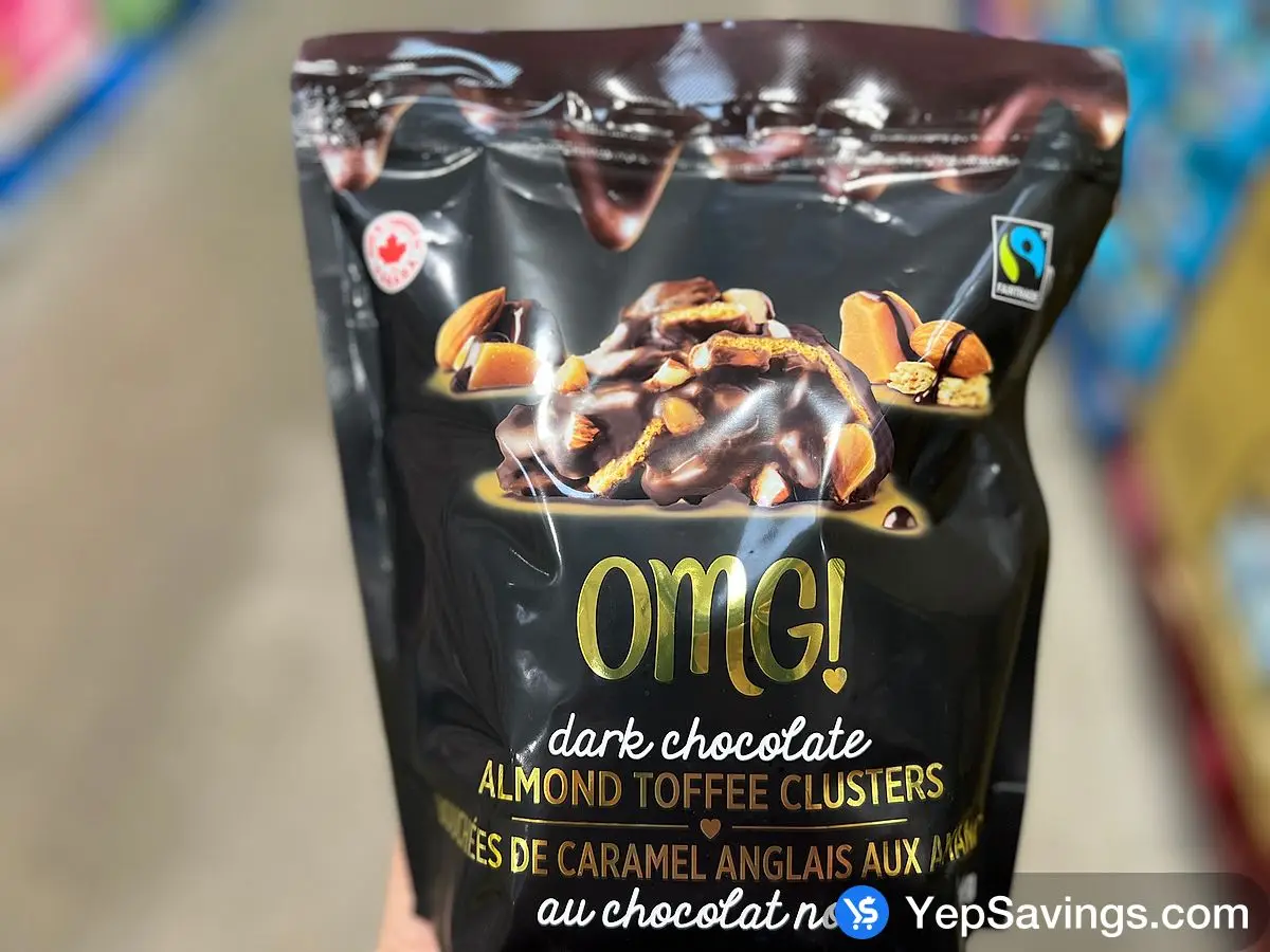 OMG ! ALMOND TOFFEE CLUSTERS 680 g ITM 1768498 at Costco