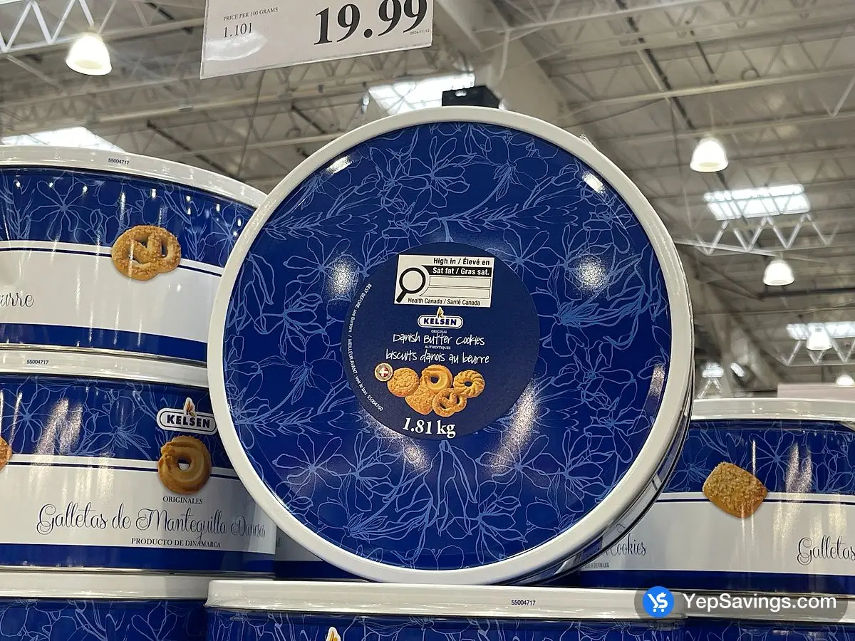 Costco KELSEN BUTTER COOKIES 1.816 kg - Canada (ITM 1834629)