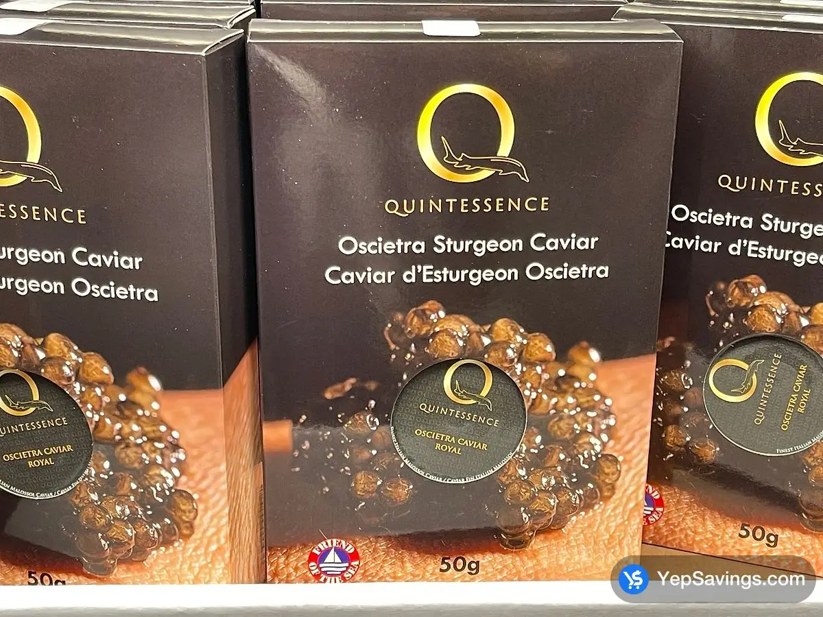 Costco QUINTESSENCE STURGEON CAVIAR 50 g - Canada (ITM 1104606)