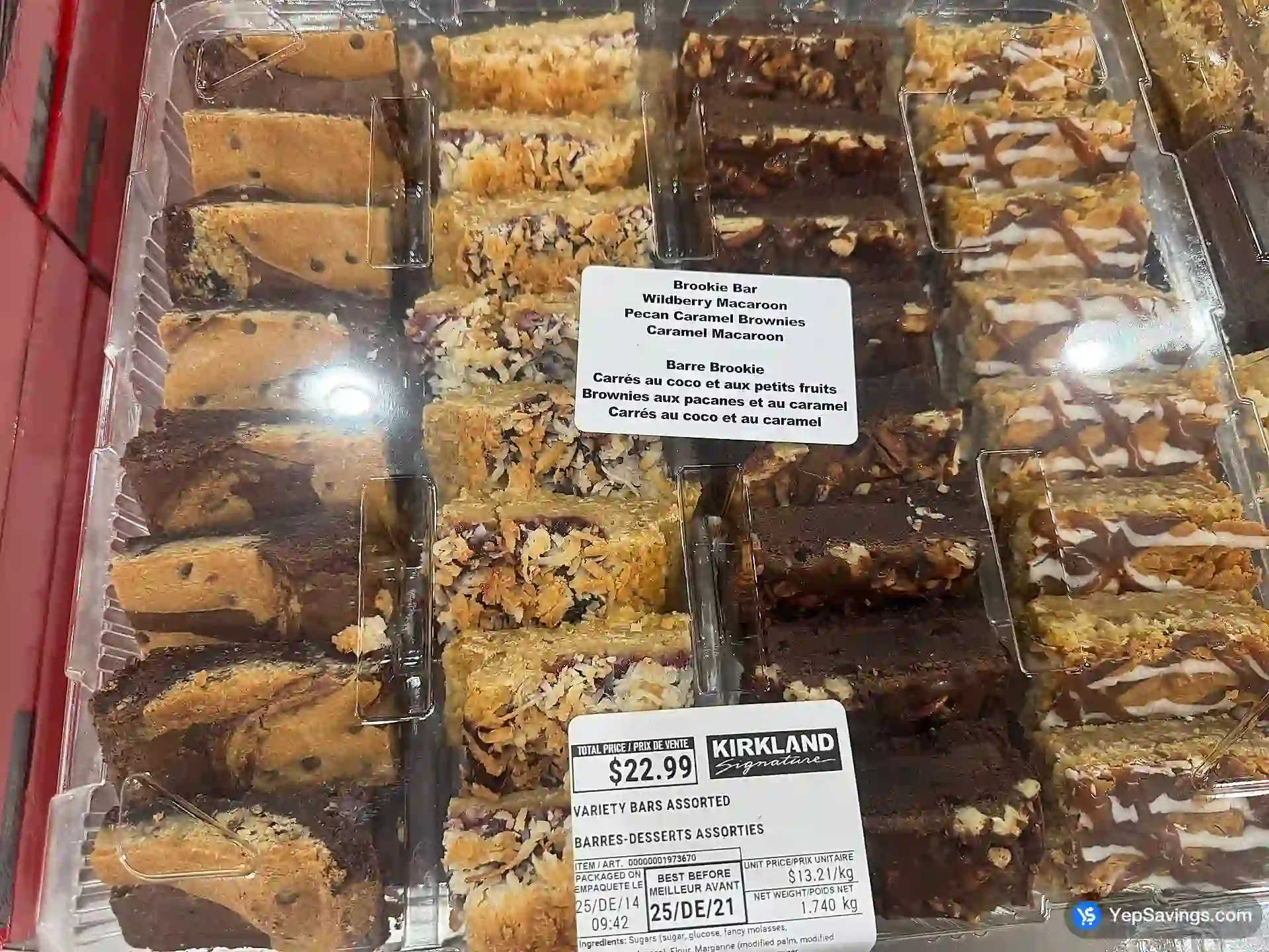 Costco Variety Dessert Bars - Canada (ITM 1973670)