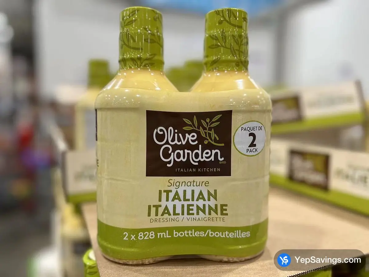 OLIVE GARDEN ITALIAN DRESSING 2 x 828 mL ITM 1237428 at Costco