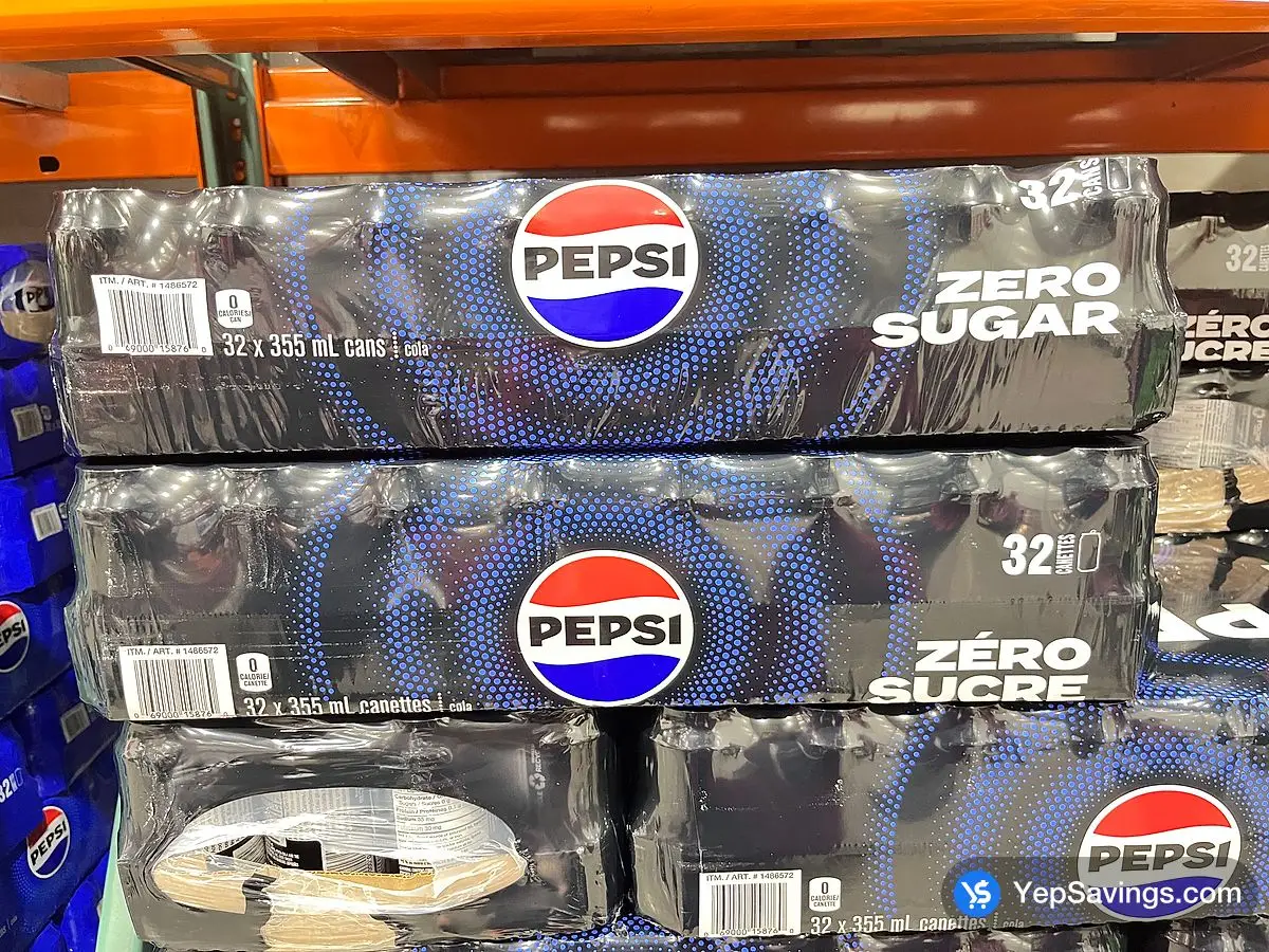 Costco PEPSI ZERO 32 x 355mL - Canada (ITM 1486572)