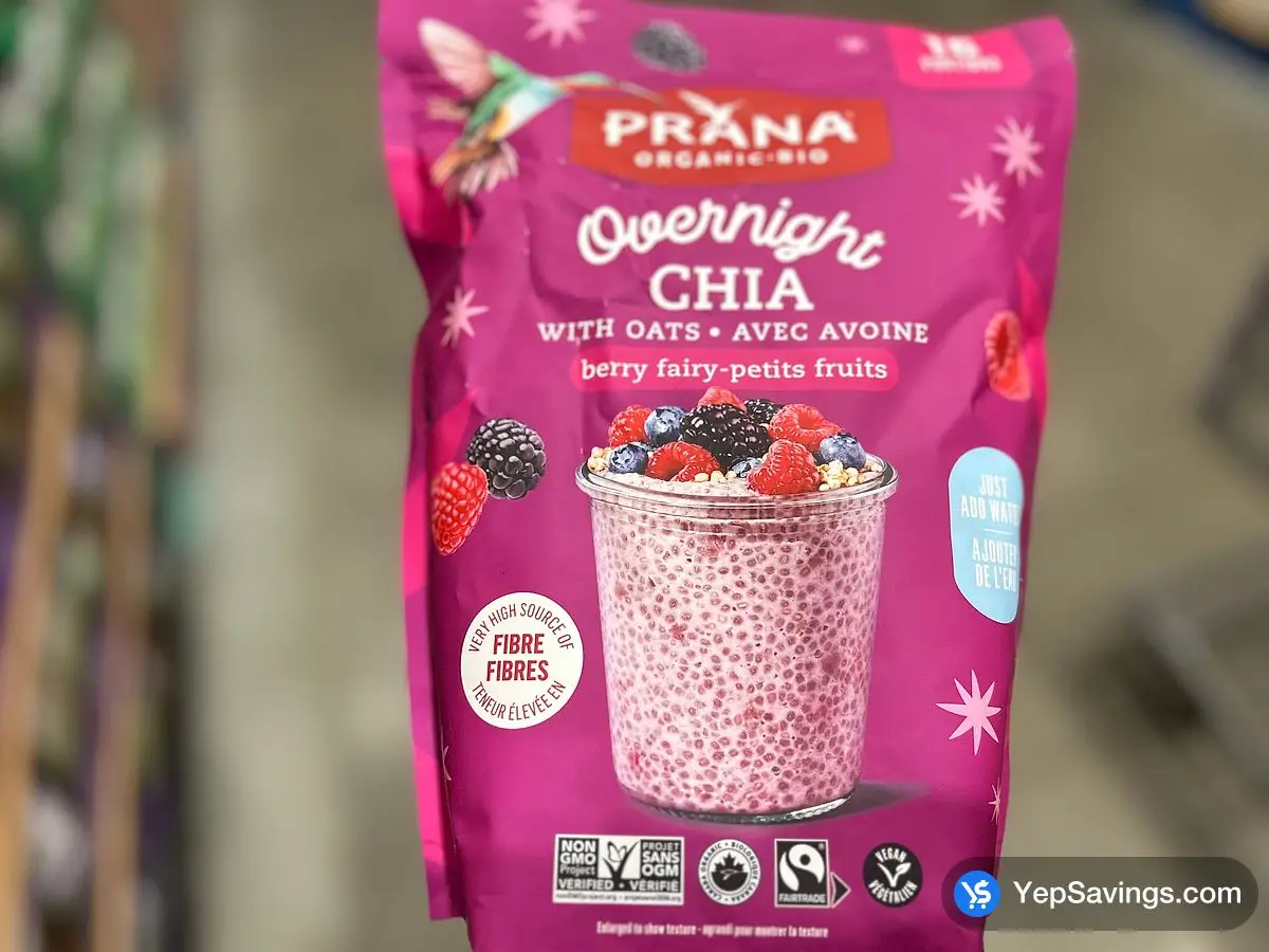 PRANA OVERNIGHT CHIA 800 g ITM 1478520 at Costco