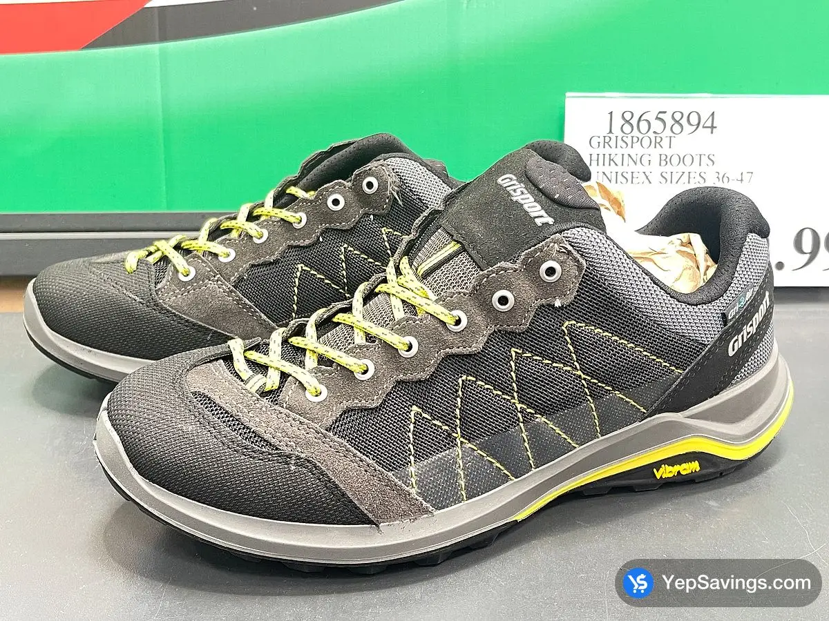 Costco GRISPORT HIKING BOOTS UNISEX SIZES 36-47 - Canada (ITM 1865894)