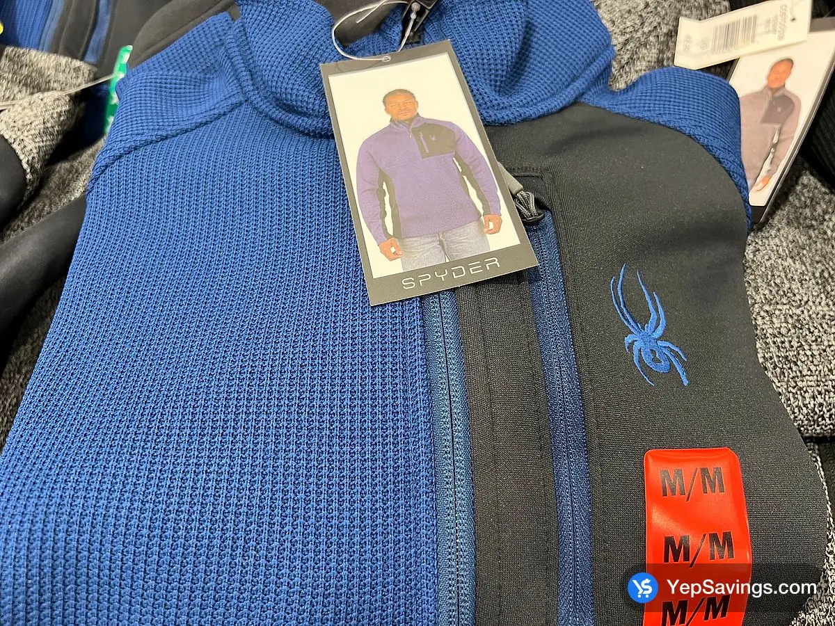 SPYDER HALF ZIP SWEATER +MENS SIZES S-XXL ITM 1629446 at Costco