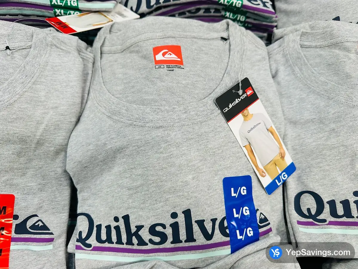 QUIKSILVER T - SHIRT + MENS SIZES S - XXL ITM 1755085 at Costco