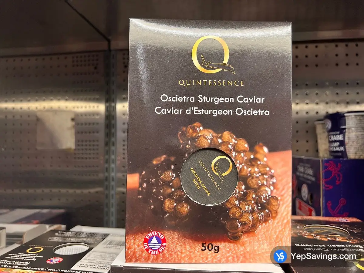 Costco QUINTESSENCE STURGEON CAVIAR 50 g - Canada (ITM 1104606)