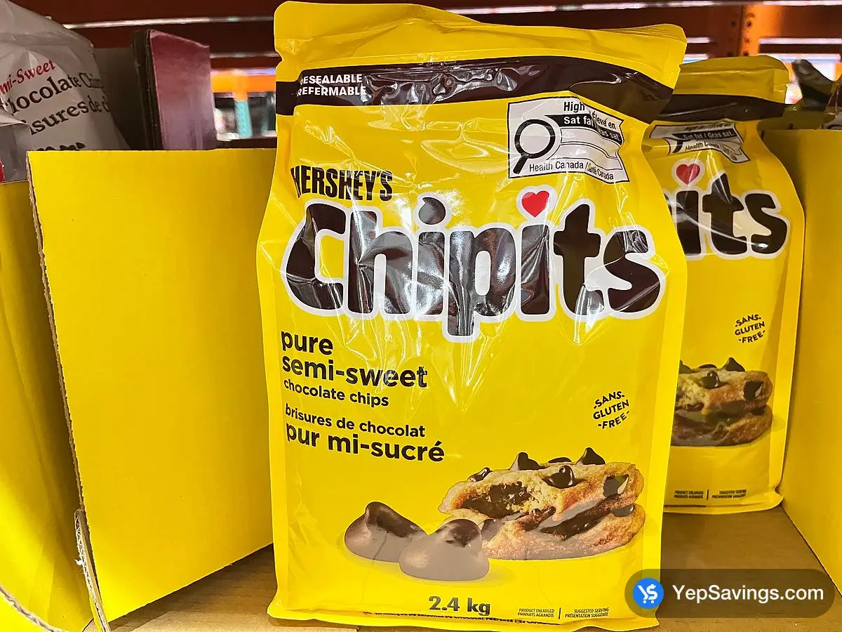Costco HERSHEY'S CHIPITS CHOCOLATE CHIPS 2.4 kg - Canada (ITM 315201)