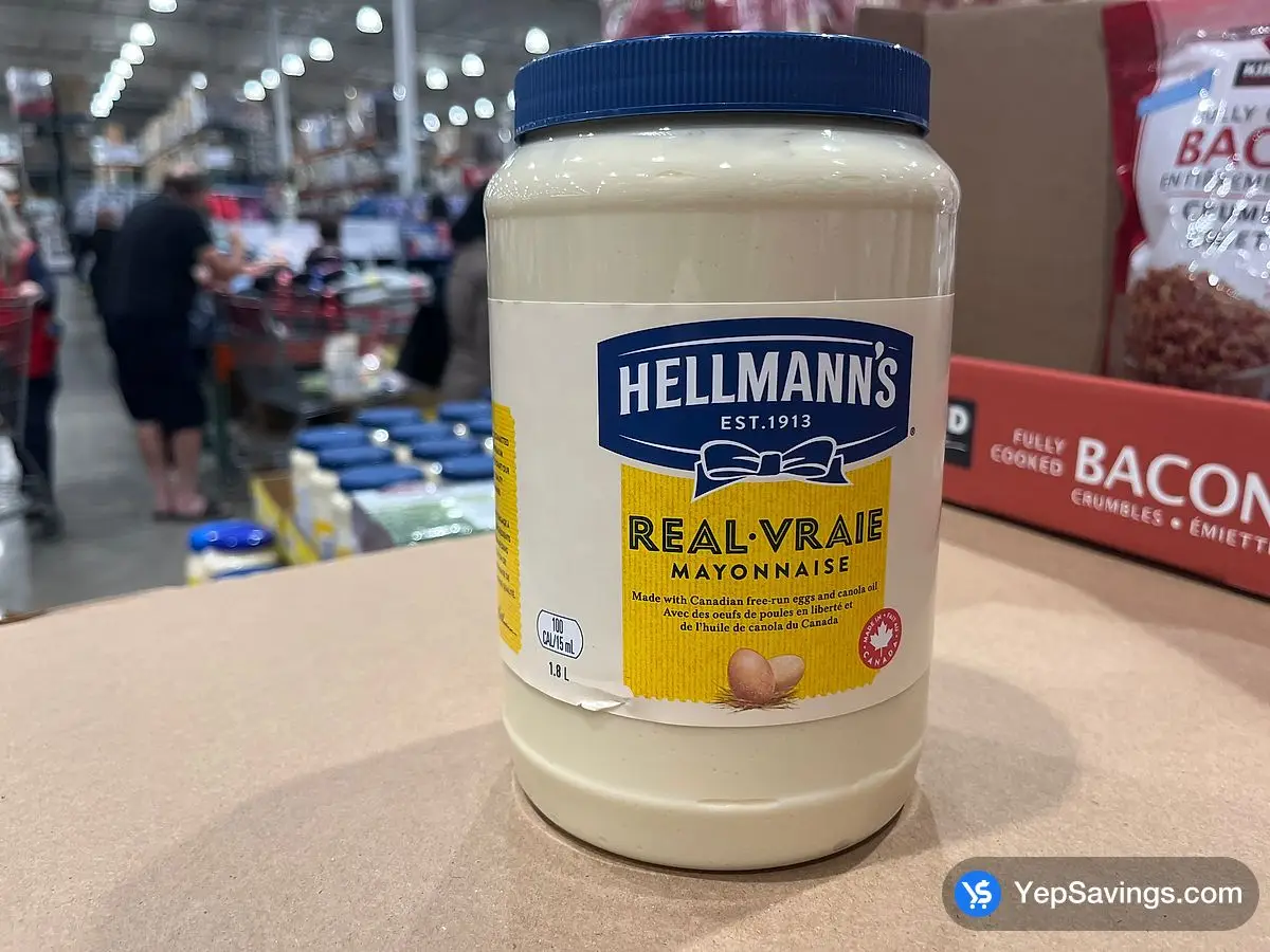 Costco HELLMANN'S REAL MAYONNAISE 1.8 L - Canada (ITM 170600)