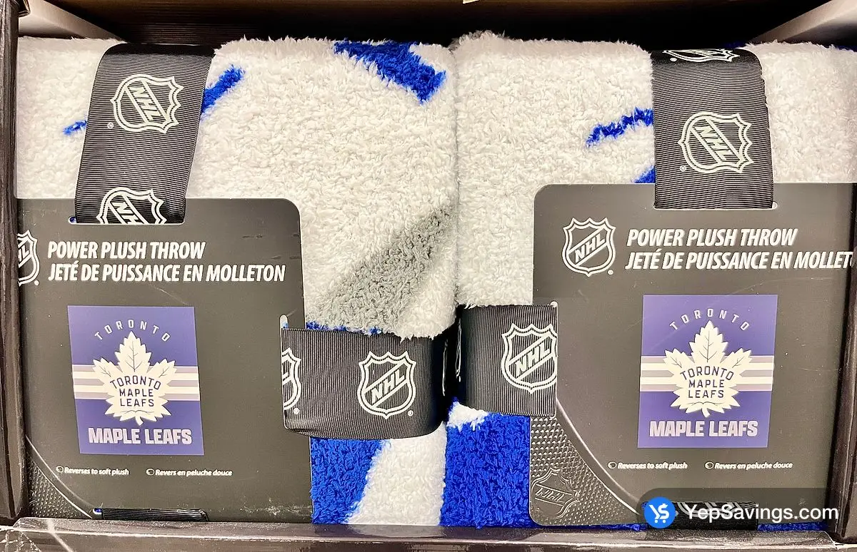 Costco NHL PLUSH THROW 50 " X 60 " - Canada (ITM 1808084)
