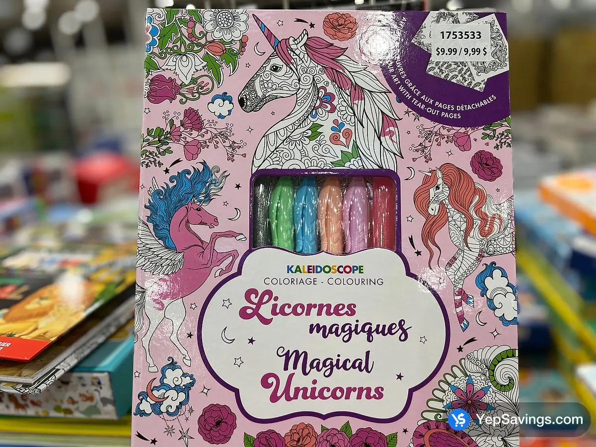 Costco KALEIDOSCOPE COLORIAGE COLOURING - Canada (ITM 1753533)
