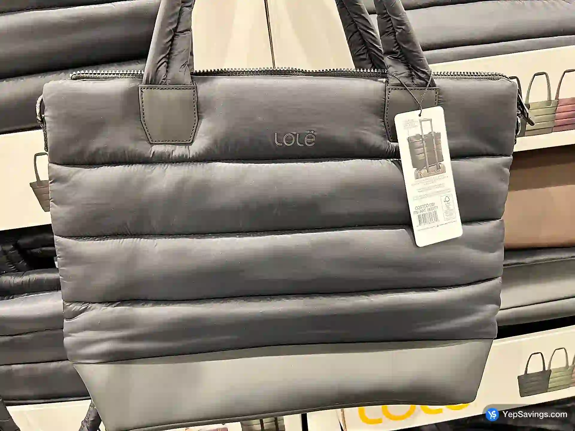 Costco LOLË PUFFER TOTE BAG ONE SIZE - Canada (ITM 2823771)