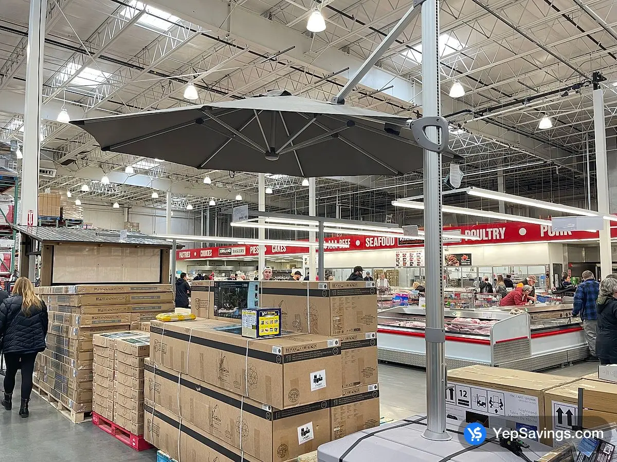 Costco SEASONS SENTRY CANTILEVER UMBRELLA LED LIGHT 11FT - Canada (ITM 1768217)