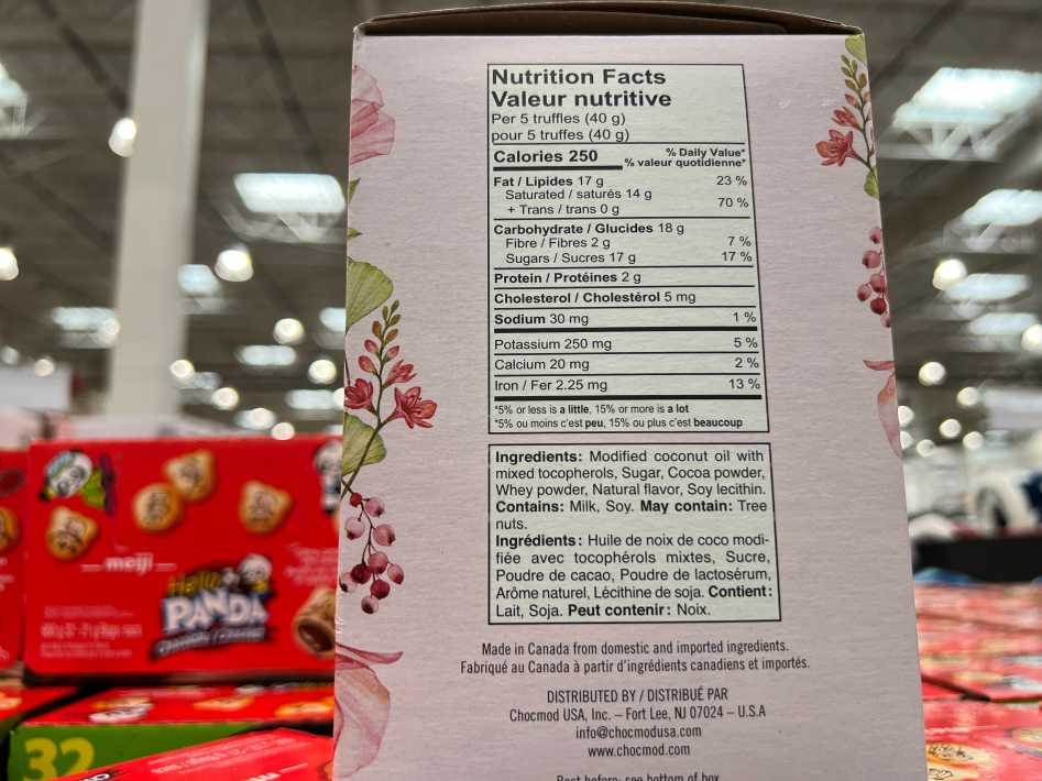 Costco CHOCMOD COCOA TRUFFLES 800 g - Canada (ITM 2522519)