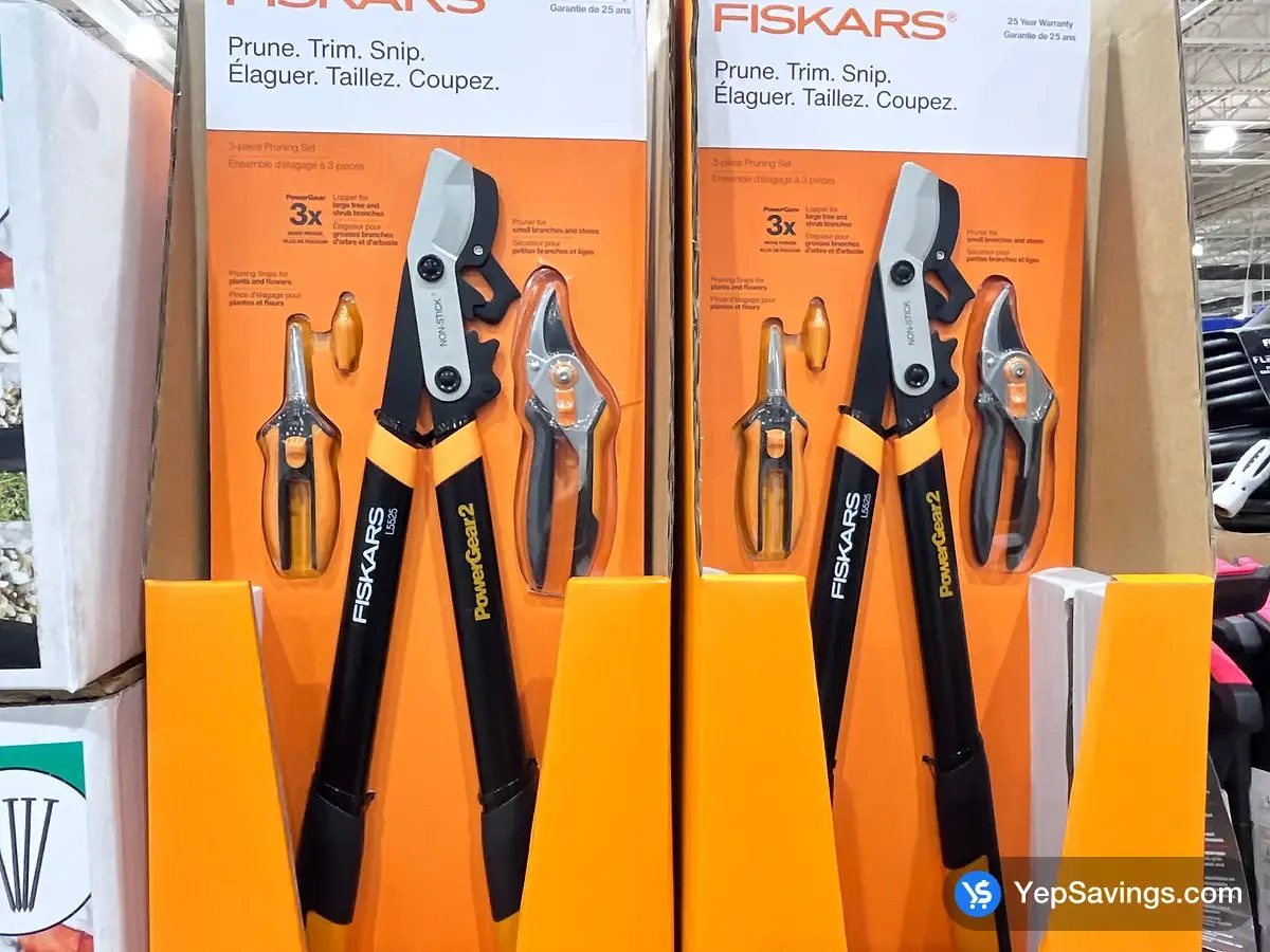 Costco FISKARS PRUNER SET 3 PIECES - Canada (ITM 1767190)