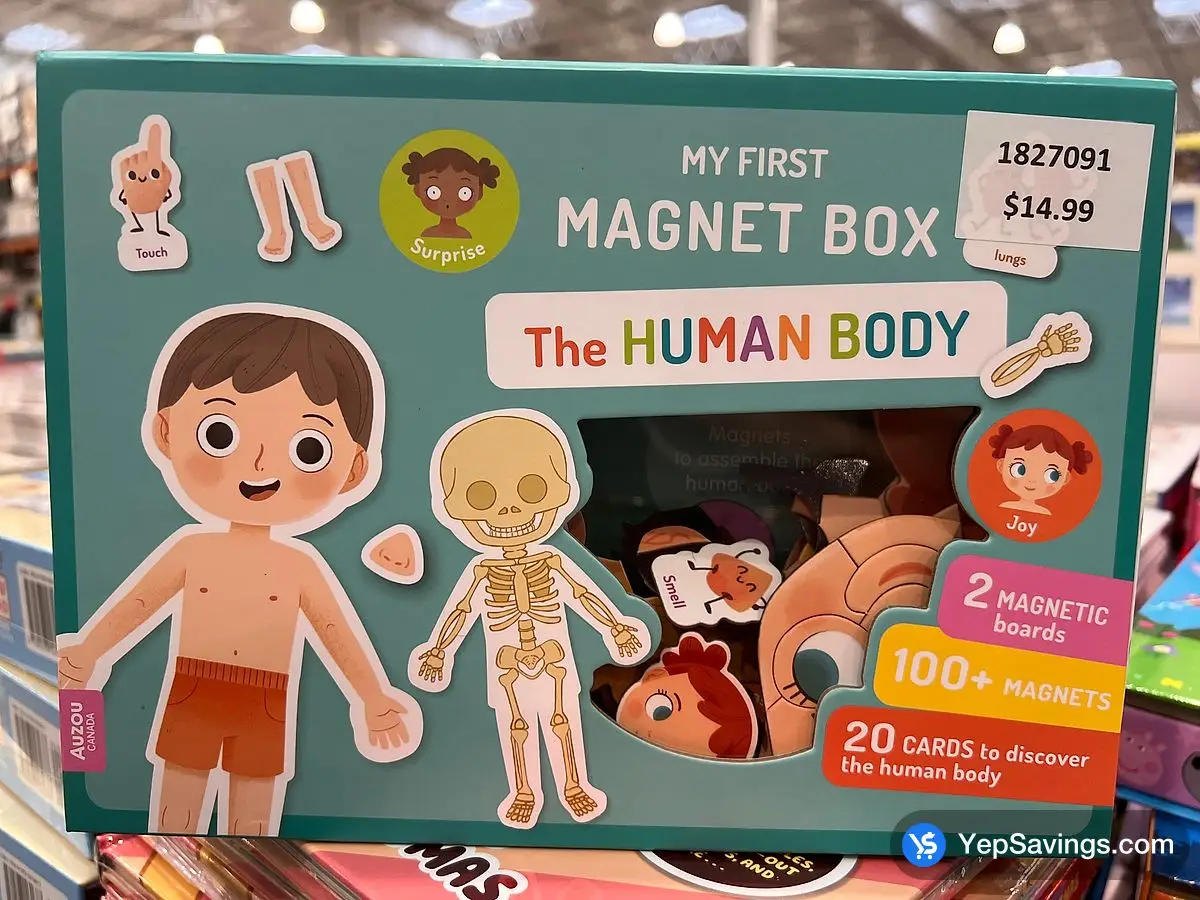 Costco MY FIRST MAGNET BOX The HUMAN BODY/ MY EMOTIONS - Canada (ITM 1827091)