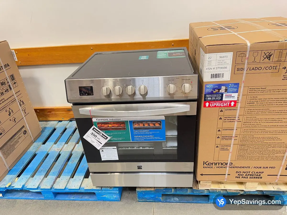 Costco KENMORE INDUCTION 30IN RANGE 5.0 CUFT - Canada (ITM 1790458)