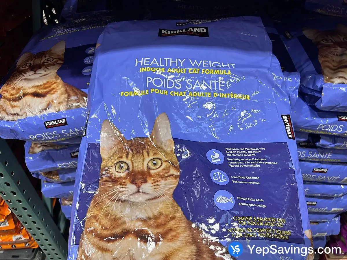 KIRKLAND SIGNATURE HEALTHY WEIGHT CAT 9.07 kg at Costco 3180 Laird