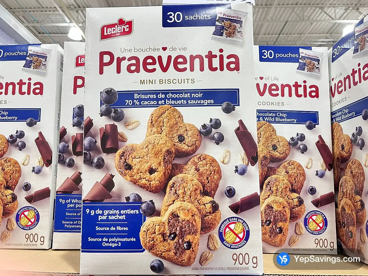 Costco LECLERC PRAEVENTIA COOKIES 210 g - Canada (ITM 1827161)