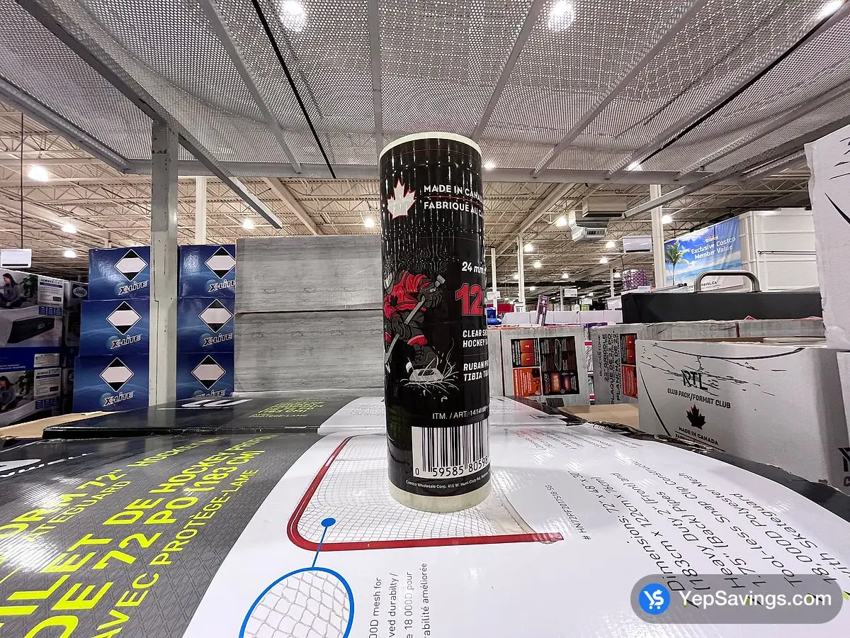 Costco CLEAR HOCKEY TAPE 12 ROLLS 24MM X 30M MADE IN CANADA - Canada (ITM 1414182)