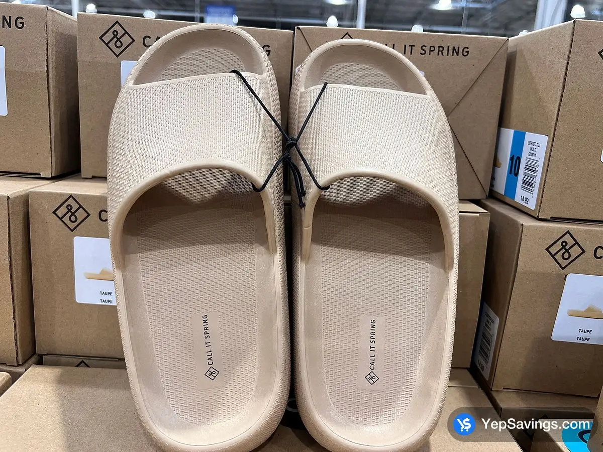 Costco CALL IT SPRING CUSHION SLIDE + LADIES SIZES 6-11 - Canada (ITM 6283011)