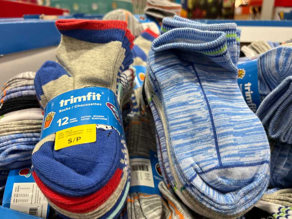 TRIMFIT KIDS SOCKS 12PK SIZE 7-11,11-4,4-10 ITM 2195001 at Costco