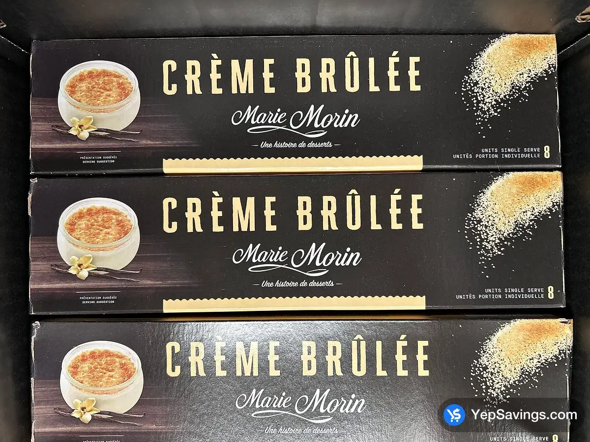 Costco MARIE MORIN CRÈME BRÛLÉE 8 x 105 g - Canada (ITM 5056004)