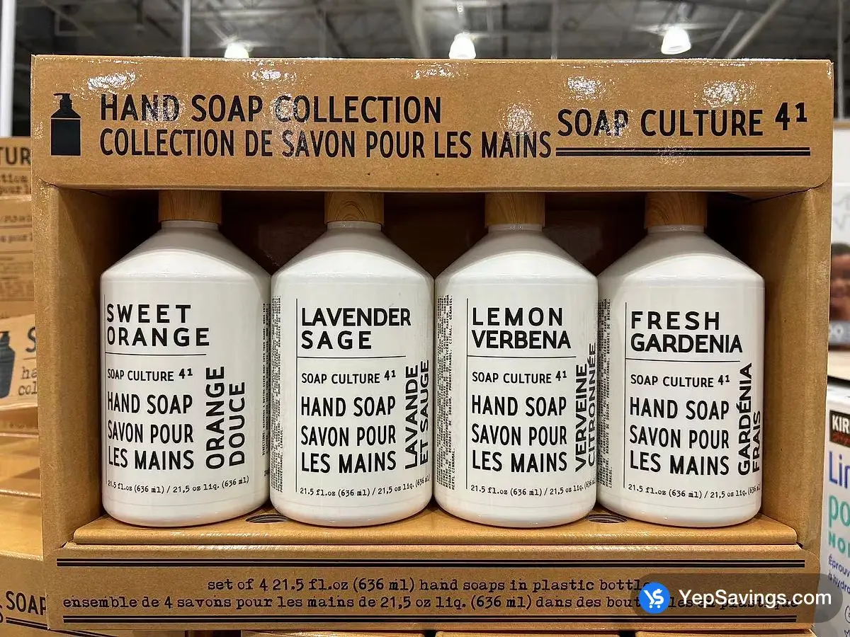 SOAP CULTURE 41 HAND SOAP 4 x 636 mL ITM 1791343 at Costco