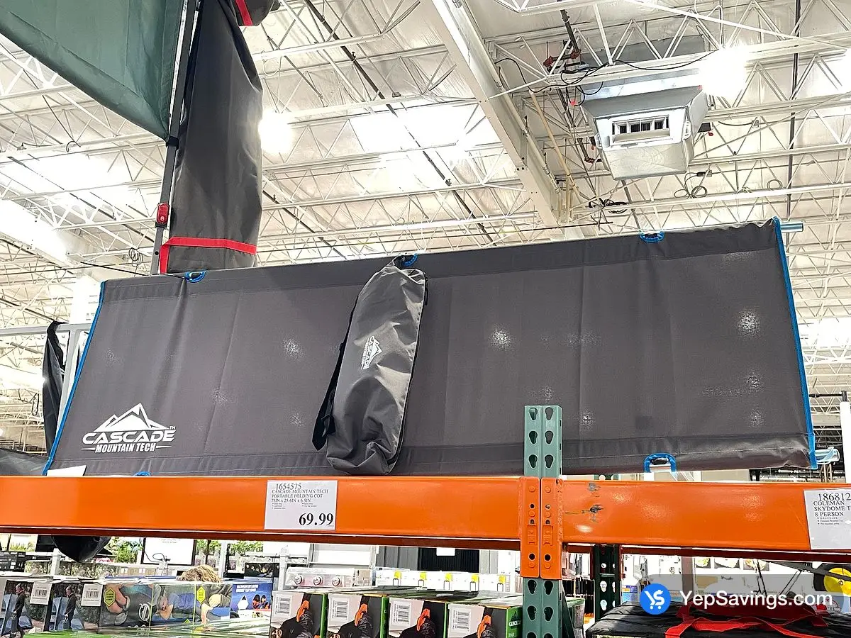 Costco CASCADE MOUNTAIN TECH PORTABLE FOLDING COT - Canada (ITM 1654575)