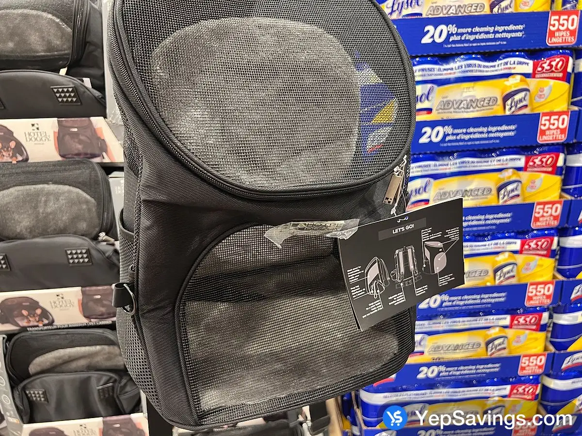 HOTEL DOGGY PET BACKPACK CARRIER  ITM 1770543 at Costco