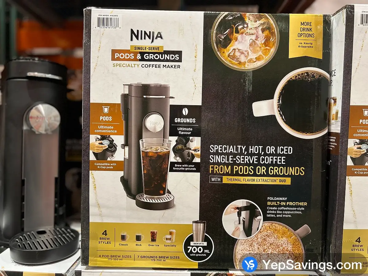 NINJA SINGLE SERVE SPECIALTY COFFEEMAKER ITM 4152815 at Costco