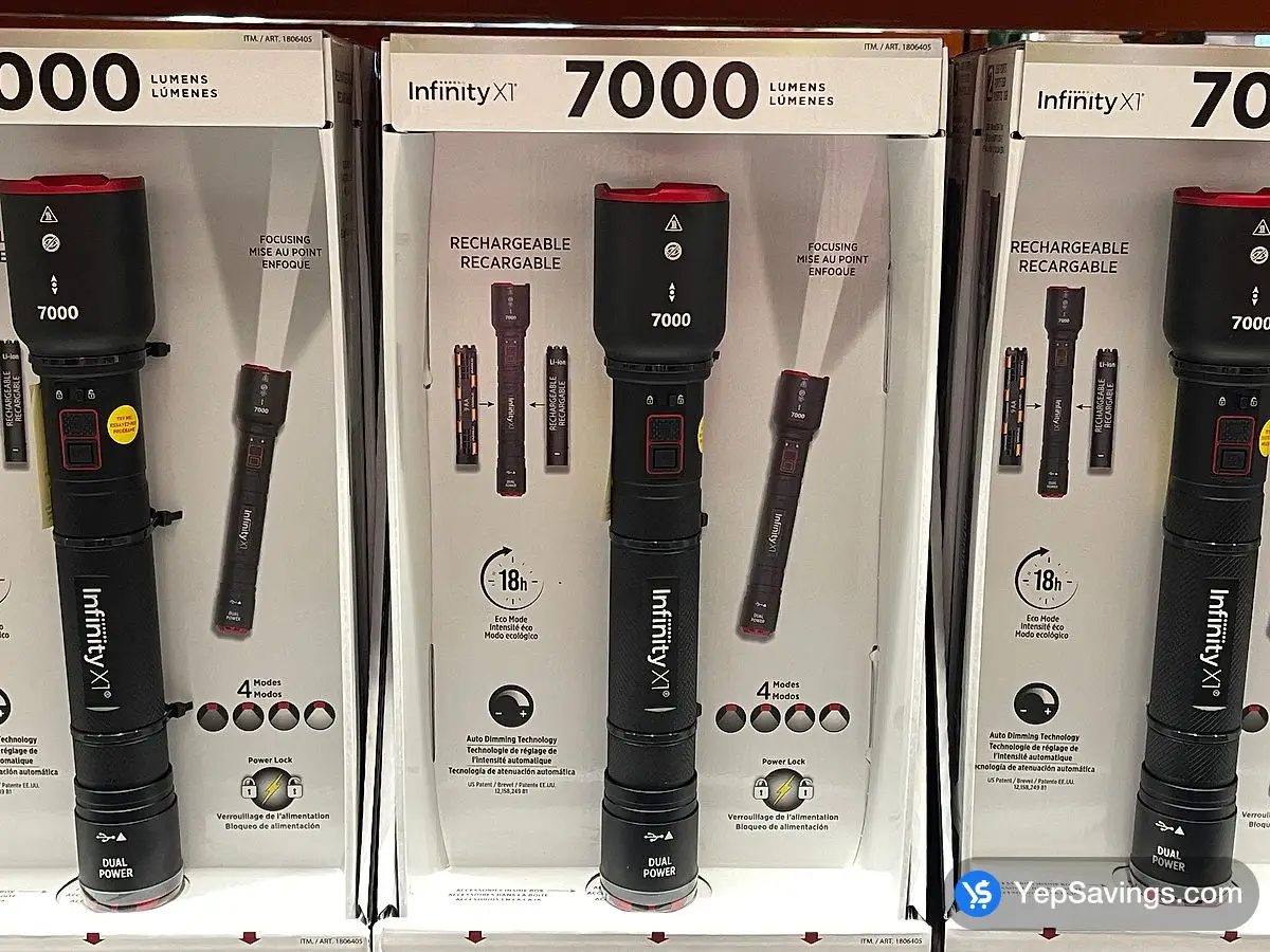 Costco INFINITY X1 FLASHLIGHT 7000 LUMENS - Canada (ITM 1806405)
