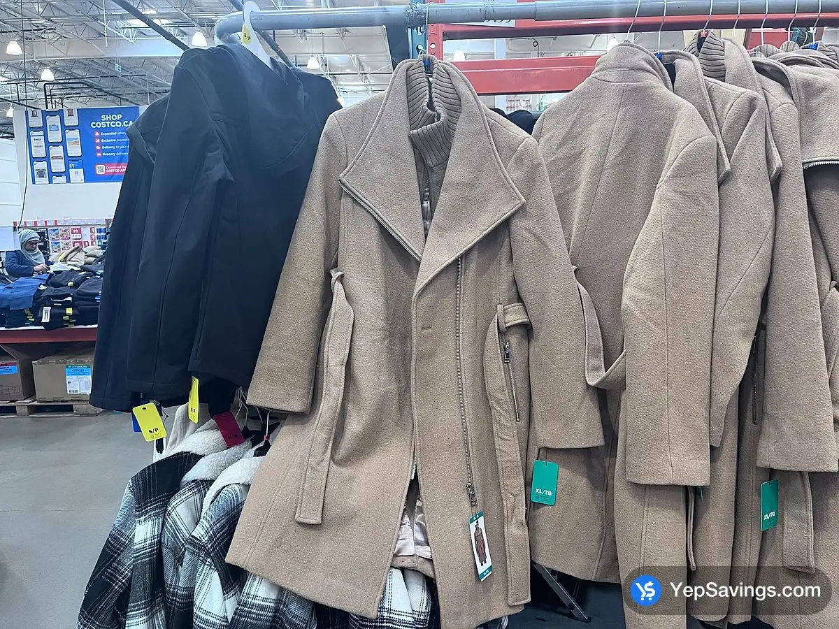 Costco CALVIN KLEIN BELTED COAT + LADIES SIZES XS - XL - Canada (ITM 8887702)
