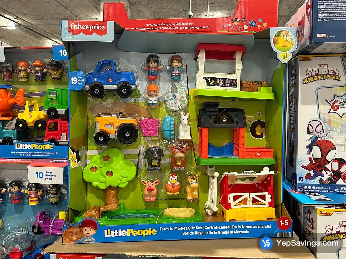 Costco FISHER PRICE LITTLE PEOPLE FARM TO MARKET BUNDLE - Canada (ITM 1784865)