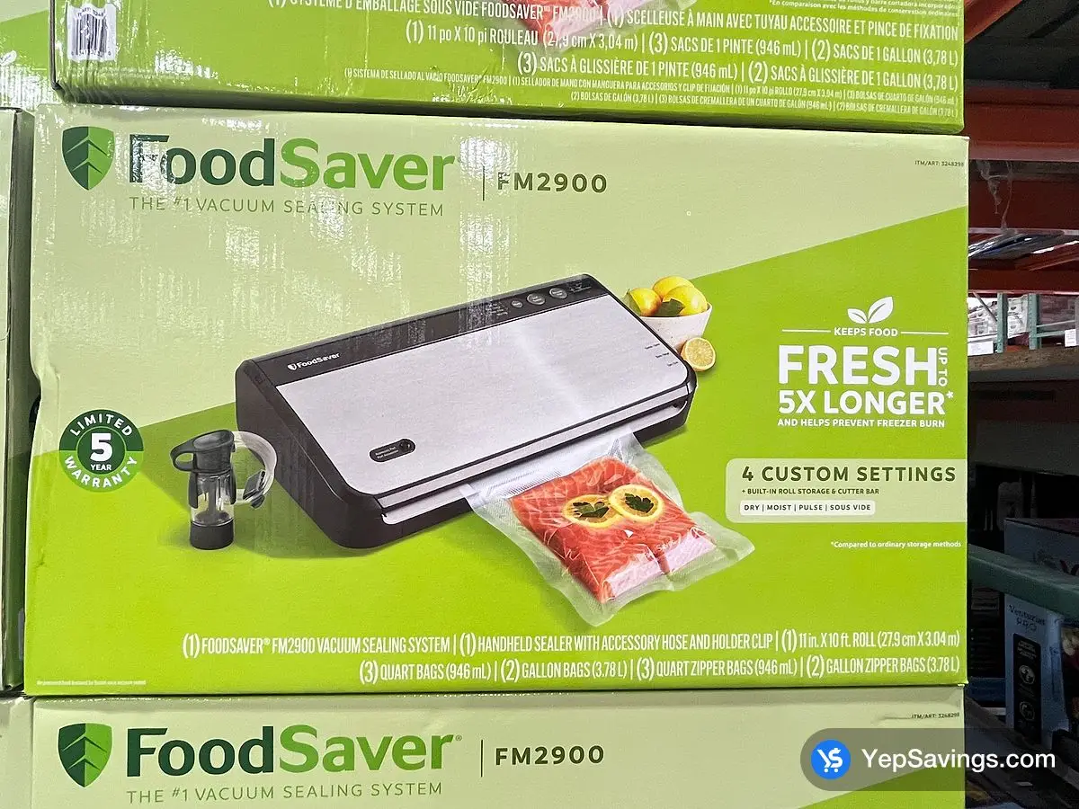 FOODSAVER VACUUM SEALING MULTI USE SYSTEM ITM 3248298 at Costco