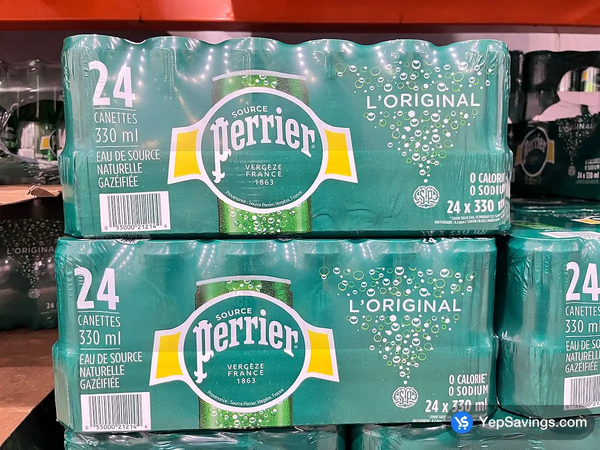 Costco PERRIER CARBONATED WATER 24 x 330 mL - Canada (ITM 1429712)