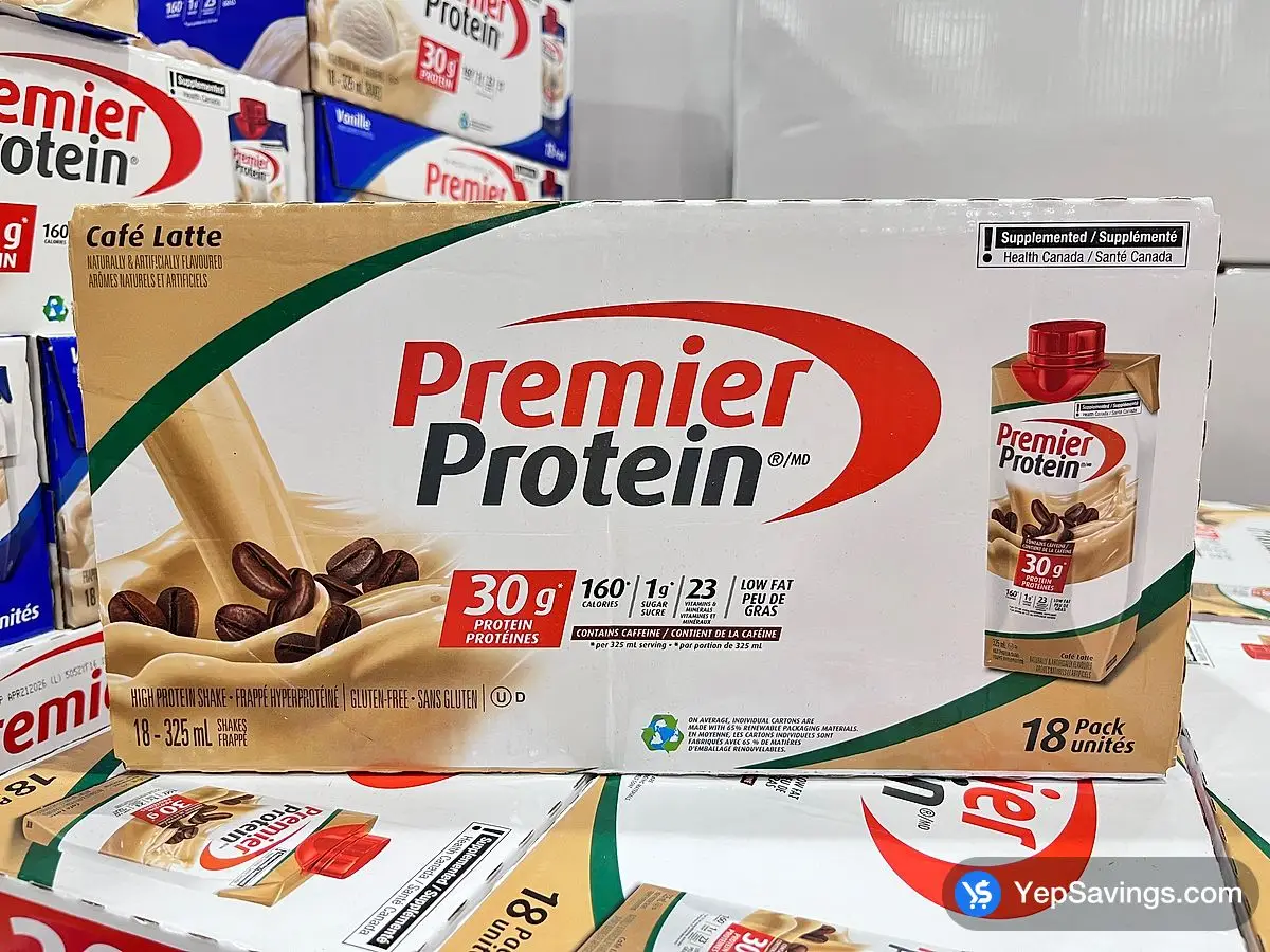Costco PREMIER NUTRITION PROTEIN SHAKE 18 x 325 mL - Canada (ITM 1336513)