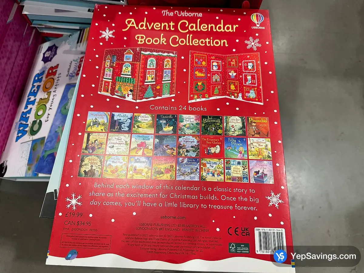 Costco DISNEY ADVENT CALENDAR STORYBOOK COLLECTION - Canada (ITM 1666164)