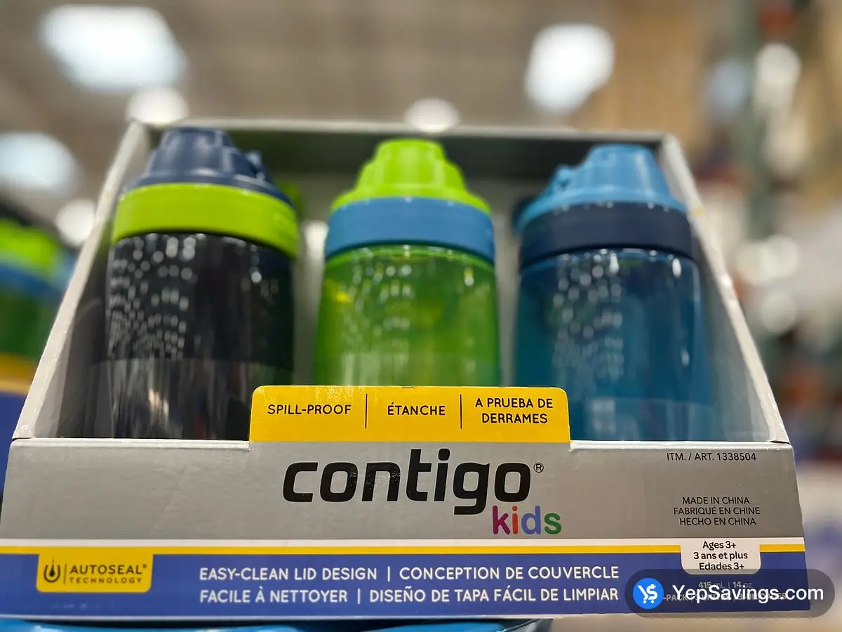 CONTIGO KIDS WATER BOTTLE PACK OF 3 ITM 1338504 at Costco