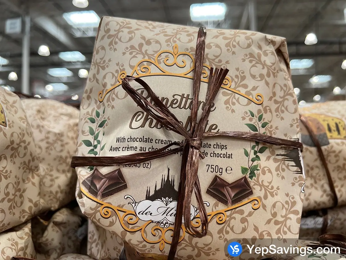 Costco PANETTONE CHOCOLATE DE MILAN 750 g - Canada (ITM 1655110)