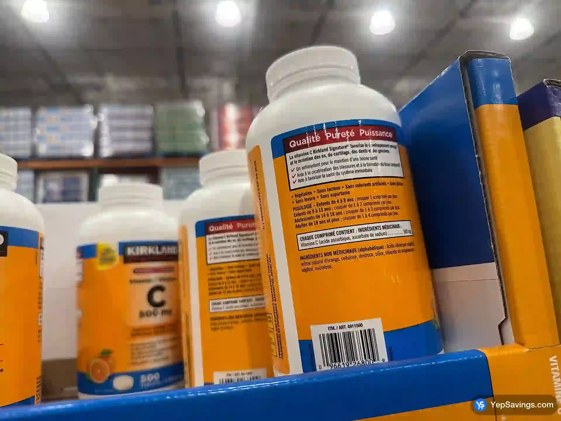 Costco KIRKLAND SIGNATURE CHEWABLE VITAMIN C 500 MG 500s - Canada (ITM 4911500)