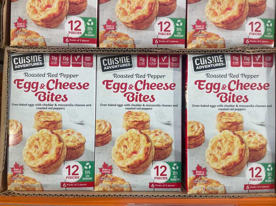 Costco THREE BRIDGES SPINACH EGG BITES 522 g - Canada (ITM 1597097)