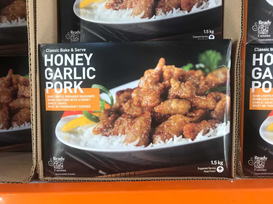Costco READY CUISINE HONEY GARLIC PORK 1.5 kg - Canada (ITM 53788)