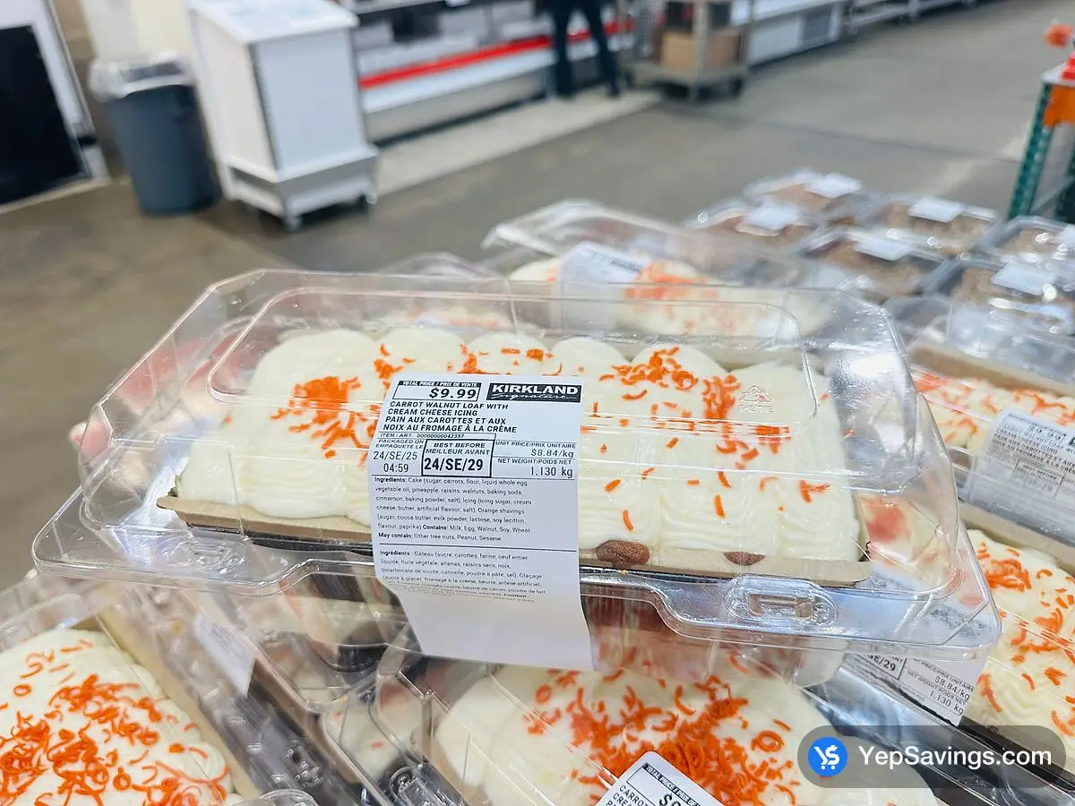 Costco Carrot Walnut Loaf - Canada (ITM 42337)