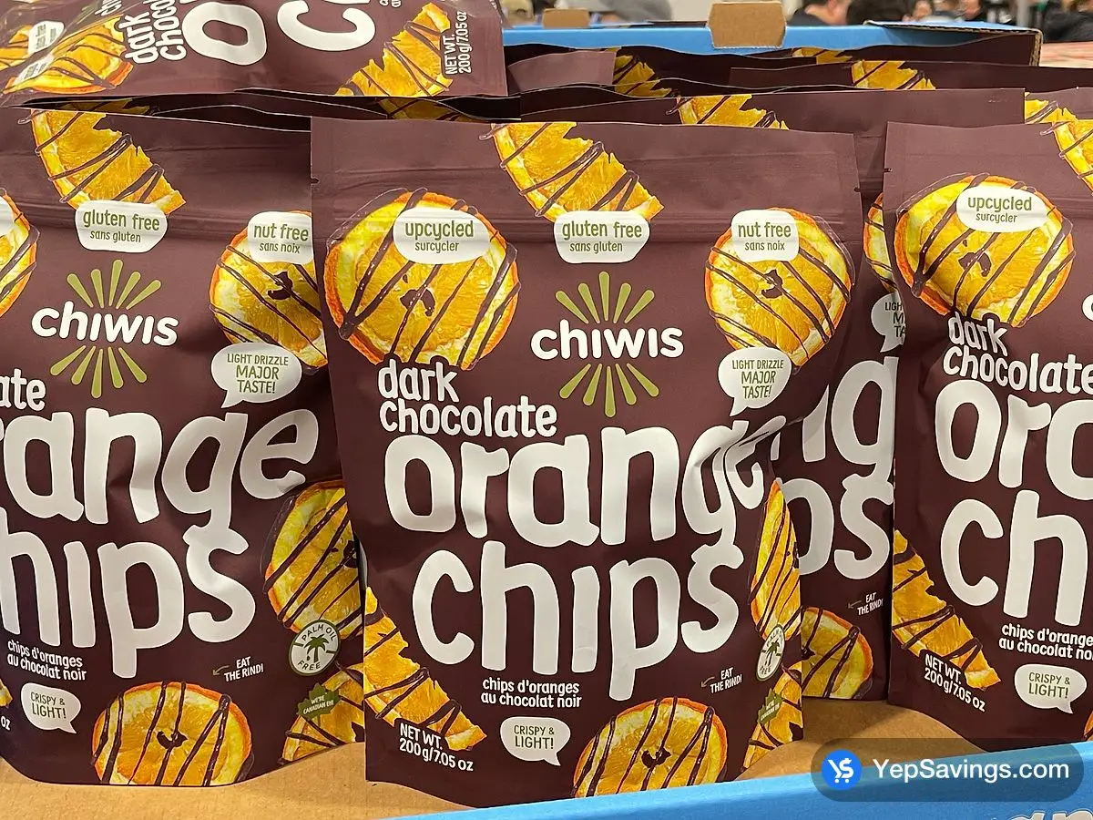 Costco CHIWIS DARK CHOC ORANGE CHIPS 200 g - Canada (ITM 1855039)